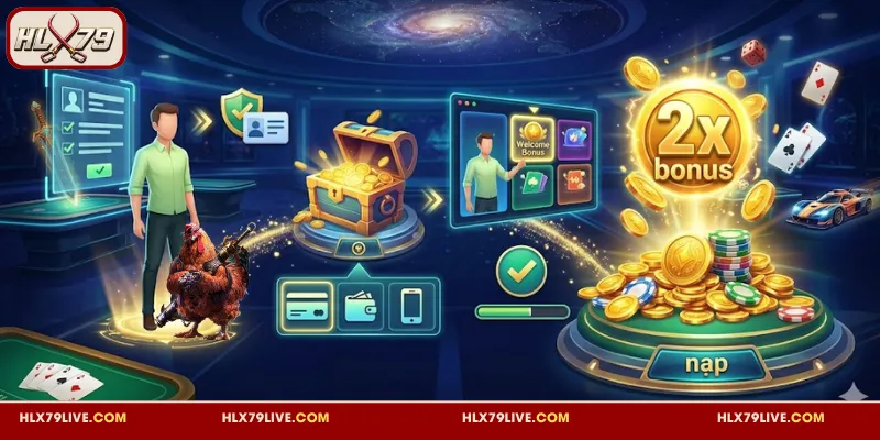 Cách nhận thưởng nạp đầu HLX79 đơn giản, nhanh gọn