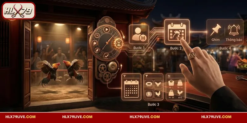 Cách tra cứu  lịch đá gà HLX79 nhanh chóng và chính xác