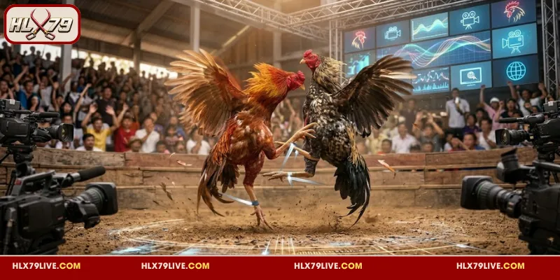 Đá gà cựa dao HLX79 – Sân chơi thu hút đông đảo người theo dõi quốc tế