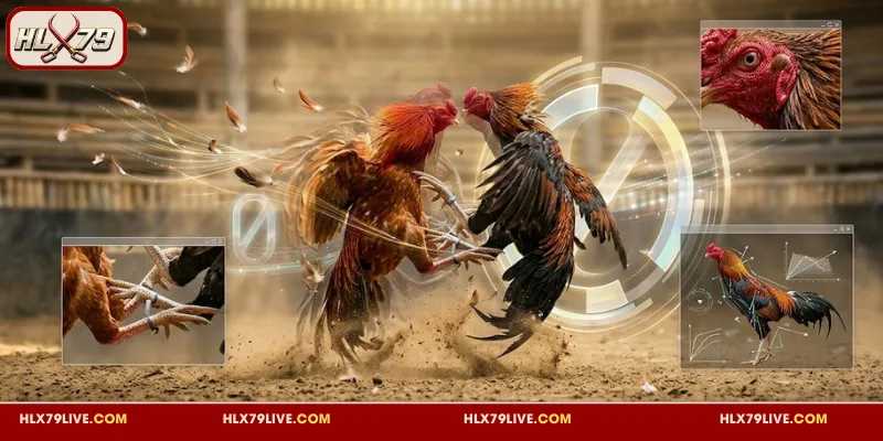 Đá gà cựa sắt HLX79 ứng dụng công nghệ Slow-motion sắc nét