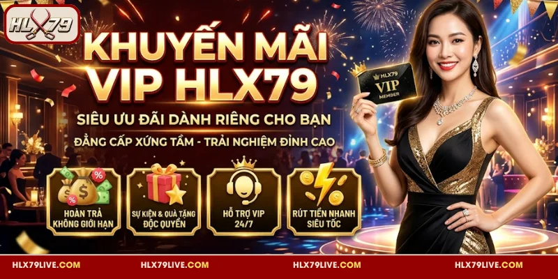 VIP HLX79 - Đặc Quyền Hấp Dẫn Cho Thành Viên Đẳng Cấp 2 Giới thiệu về khuyến mãi VIP HLX79