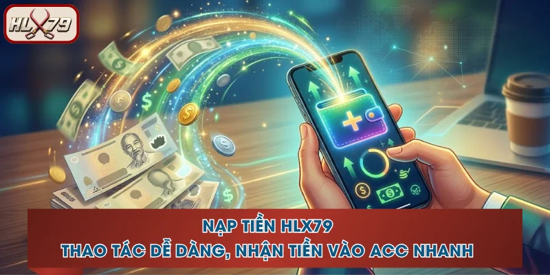 Nạp Tiền HLX79 - Thao Tác Dễ Dàng, Nhận Tiền Vào Acc Nhanh