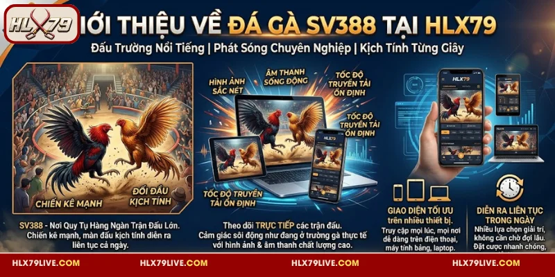 Sơ lược về đá gà SV388 tại HLX79